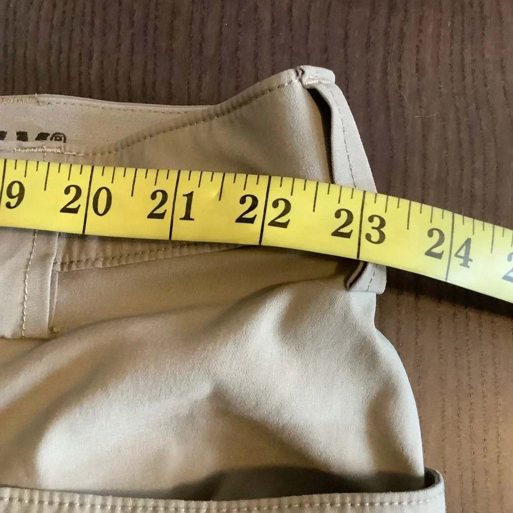 Duluth Trading Co Dry On The Fly Relaxed Fit Cargo Pants Mens 46x30 Khaki Tan